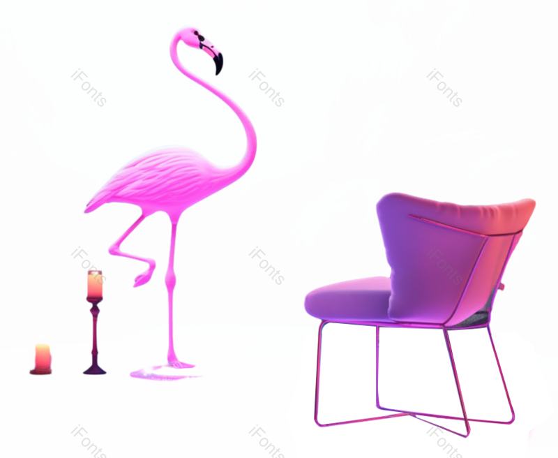 夏天图片,插画元素,花盆PNG,椅子免抠素材